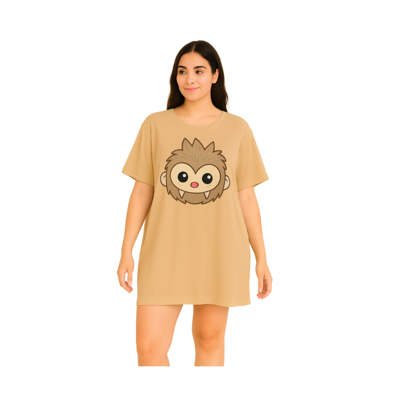 π Labubu Oversized T-Shirt Dress