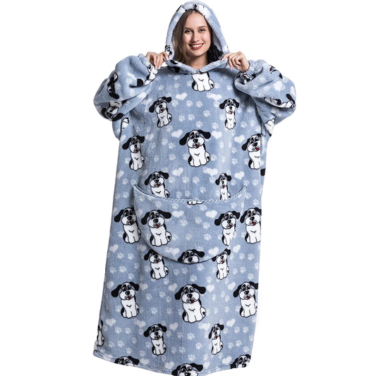 🐶 Pawfect Snuggle Dog Hoodie Blanket