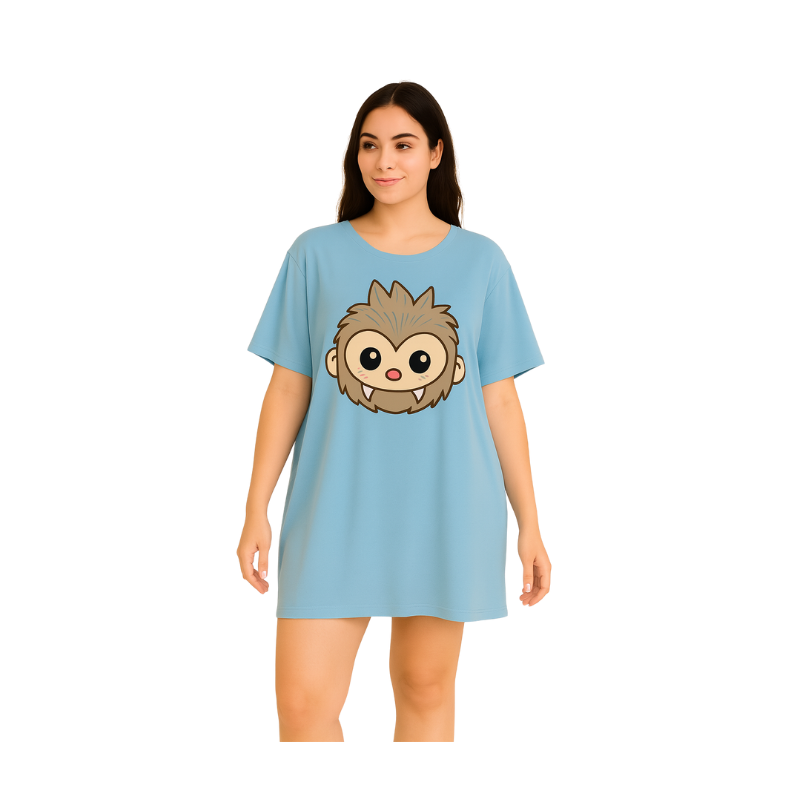 🌟 Labubu Oversized T-Shirt Dress